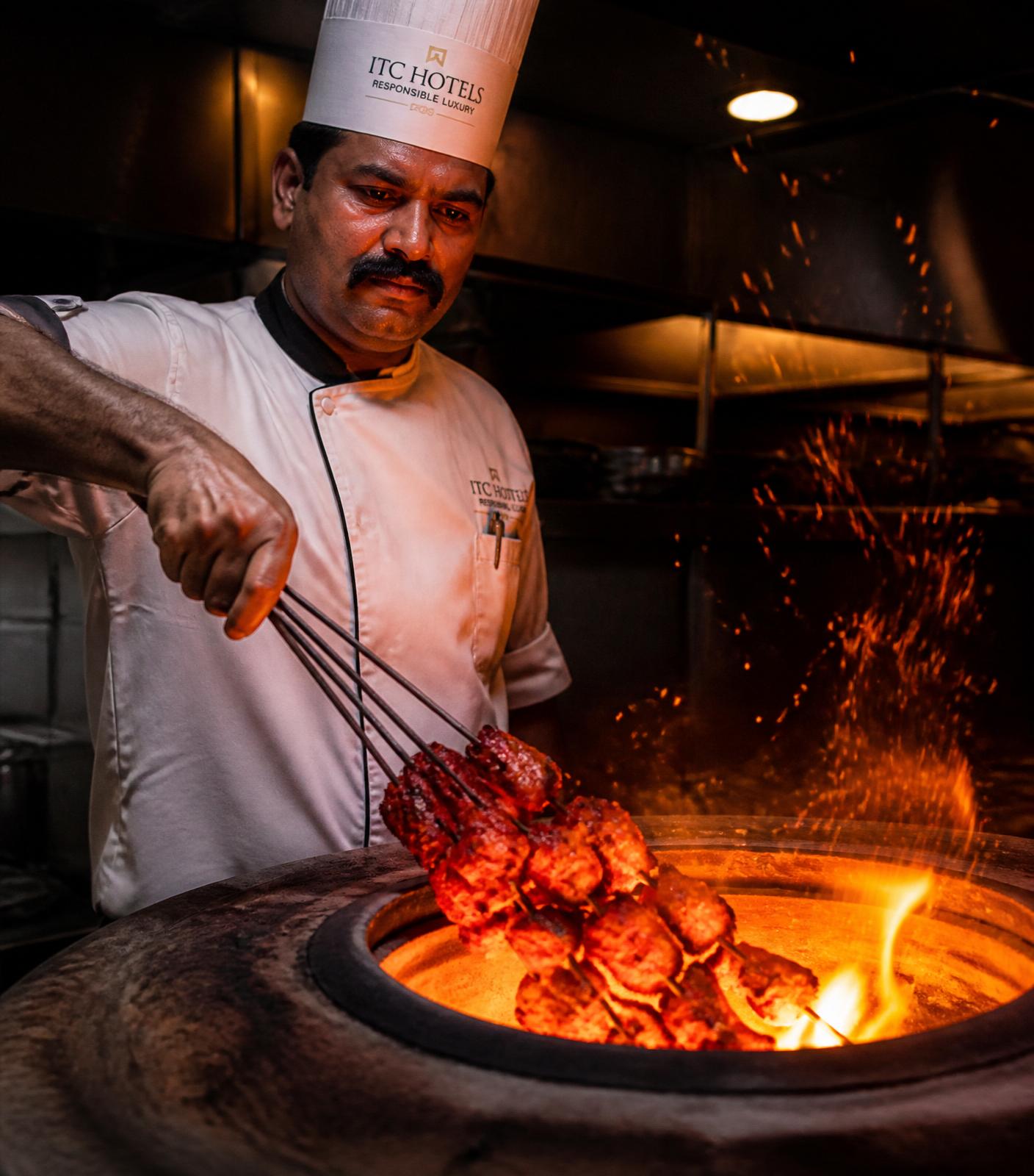 Chef at the tandoor